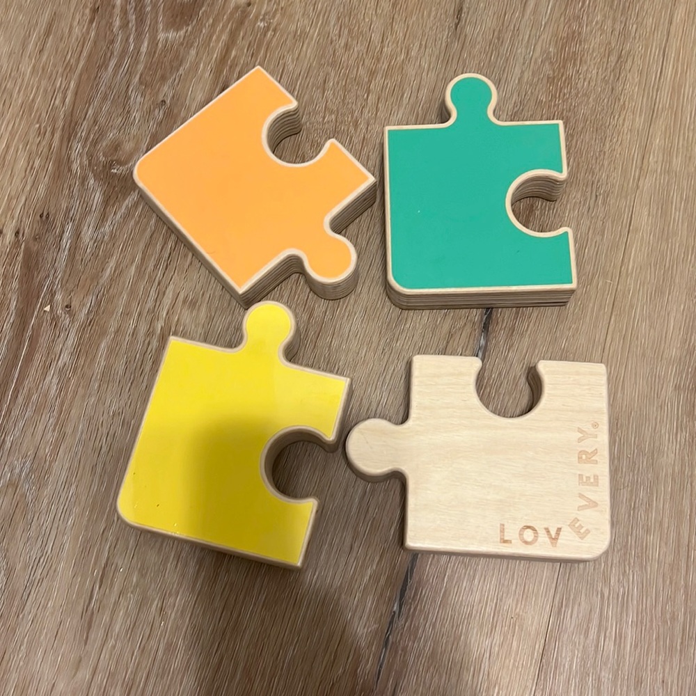 Lovevery Double Sided Puzzle pieces